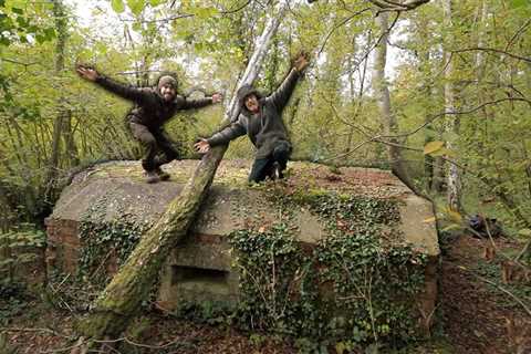 Stealth Camping in Abandoned WW2 Machine Gun Pillbox