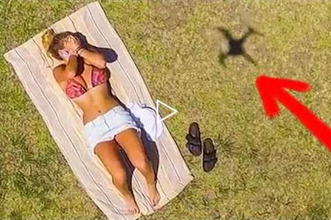 Weird Things Caught On Camera By Drone!