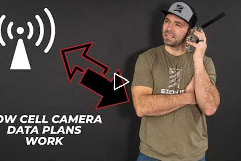 How Cell Camera Data Plans Work