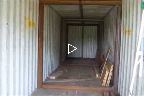 UNDERGROUND BUNKER shipping container/ part 1