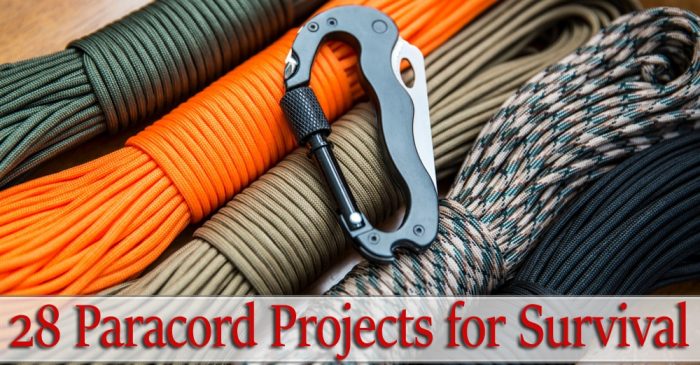28 Useful & Fun Paracord Projects for Prepping & Survival