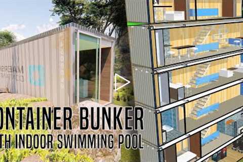 Multi  level container bunker with indoor pool 2