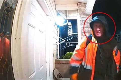15 Scariest Things Caught On Doorbell Camera