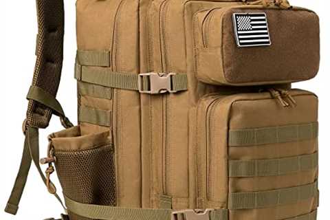 45L Military Tactical Backpacks For Men Camping Hiking Trekking Daypack Bug Out Bag Lage MOLLE 3..