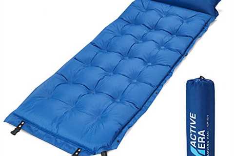 Active Era Premium Self-Inflating Camping Sleeping Pad with Durable Foam Core Lightweight, Abrasion ..