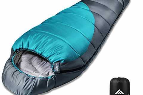 Forceatt Sleeping Bag Cold Weather, 32-50°F Mummy Sleeping Bags for Adults, Water-Resistant,..