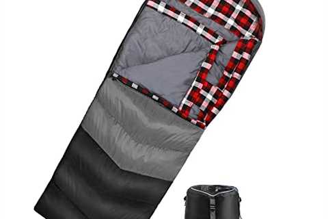 Coastrail Outdoor Sleeping Bag for Adults, XL THREE-ZONE Thickened Design Warm and Comfortable for..
