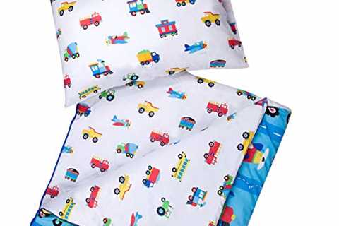 Wildkin Kids Microfiber Sleeping Bag for Boys and Girls,Includes Pillow Case and Stuff Sack,..