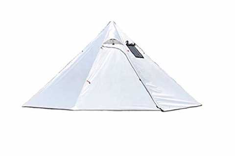 DANCHEL OUTDOOR Backpacking Hot Tent Shelter with Stove Jack, Waterproof Teepee Lightweight Tent..