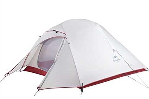 Naturehike Cloud-Up 3 Person Lightweight Backpacking Tent with Footprint - Free Standing Dome..