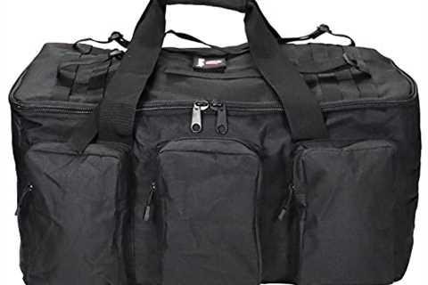 Sparklekle Military Duffel Bag 50L Gym Bag for Men Convertible Weekend Backpack for Sports Travel..