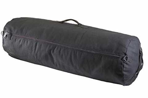 Texsport Zipper Canvas Duffle Duffel Roll Travel Sports Equipment Bag - The Camping Companion