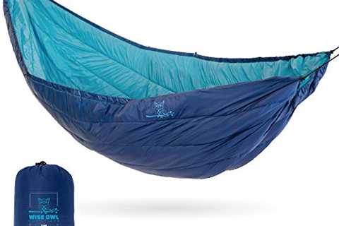 Wise Owl Outfitters Hammock Underquilt for Camping Hammock - Insulated Synthetic Underquilt for..