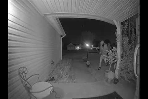 Ring footage of Castleton burglary suspect