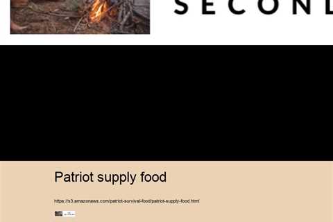 patriot supply food