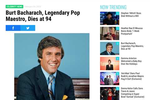 Burt Bacharach: Remembering a Legendary Composer and Arranger