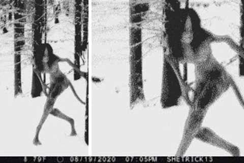 TERRIFYING Trail Cam Captures No One Was Supposed To See