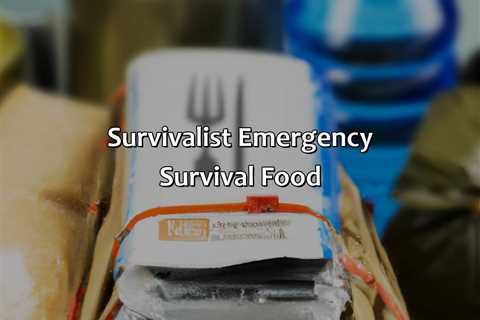Survivalist Emergency Survival Food