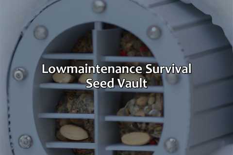 Low-Maintenance Survival Seed Vault