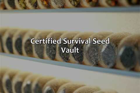 Certified Survival Seed Vault