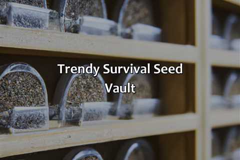 Trendy Survival Seed Vault