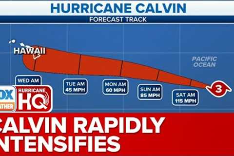 Calvin Rapidly Intensifies Into Major Hurricane In Pacific; Could Pass Close To Hawaii Next Week