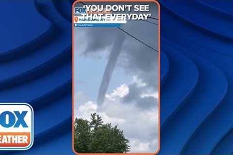 'You Don't See That Everyday': Landspout Forms In Hamburg, NY
