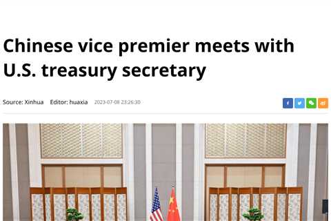 U.S. Treasury Secretary Janet Yellen’s Visit to Beijing: Promoting Cooperation and Addressing..