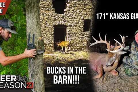 171” Kansas Bow Kill | Trail Camera Tactics & Bucks in Matt’s Barn | #deerseason23