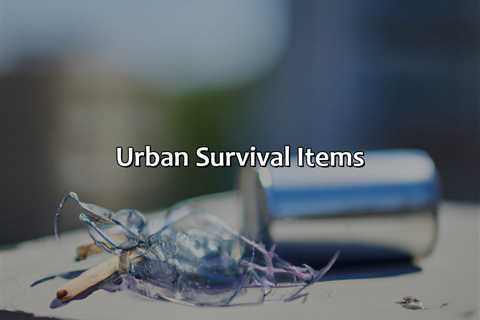 Urban Survival Items