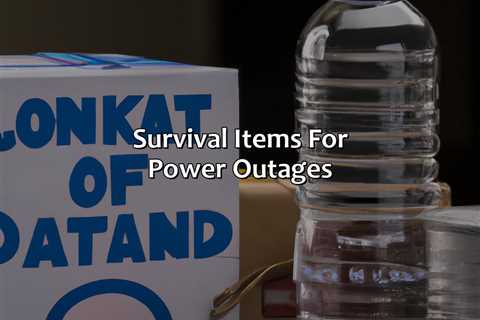 Survival Items For Power Outages