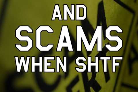 Con Artists and Scams When SHTF