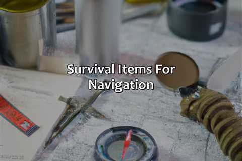Survival Items For Navigation