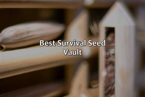 Best Survival Seed Vault