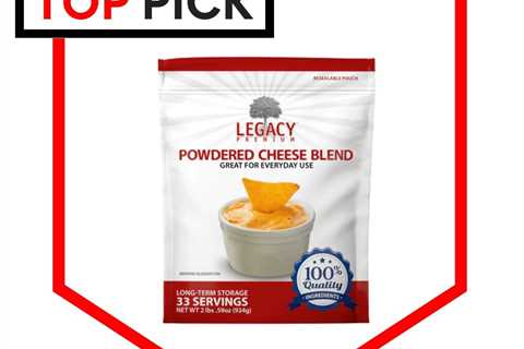 Best Powdered Cheese for Long-Term Food Storage