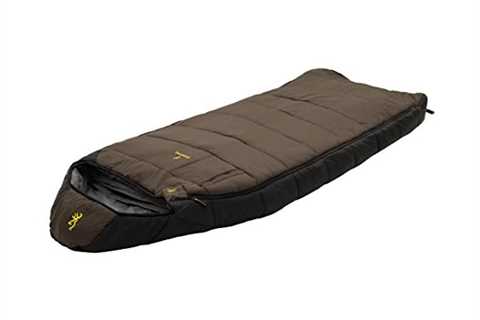 Browning Camping McKinley 0 Degree Sleeping Bag, Clay/Black, 36-Inch x 90-Inch - The Camping..