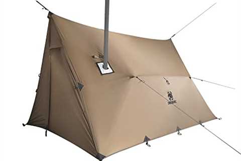 OneTigris ROCDOMUS Hammock Hot Tent with Stove Jack, Versatile Lightweight Waterproof Camping Tarp..