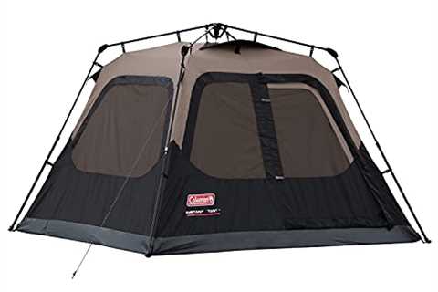 Coleman 4-Person Cabin Tent with Instant Setup | Cabin Tent for Camping Sets Up in 60 Seconds - The ..