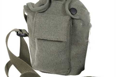 Rothco Vintage Canteen Carry, All with Shoulder Strap, OD Green - The Camping Companion
