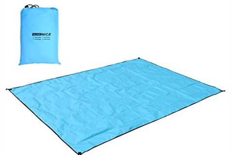 WoneNice 118 x 118 inches Camping Tarp for Tent, Tent Footprint, Sun Tarp, Ground Tarp, Insulated..