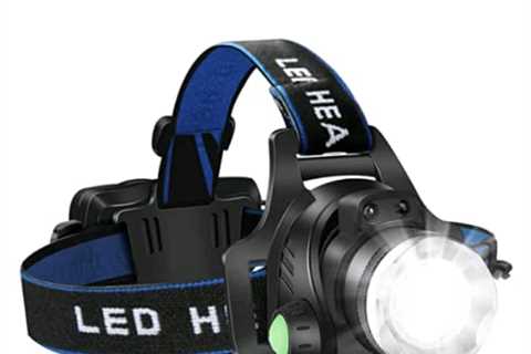 CUGHYS Headlamp Flashlight, USB Rechargeable Led Head Lamp, IPX4 Waterproof T004 Headlight with 4..