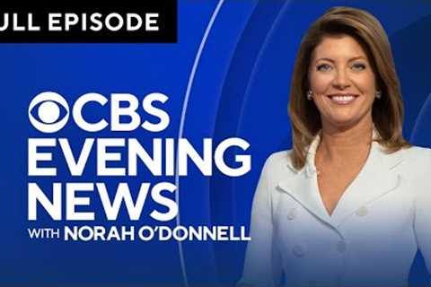 CBS Evening News Full Broadcast | Jan. 25, 2024