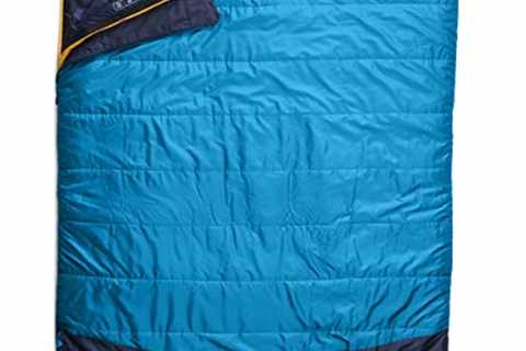 The North Face Dolomite One Double Camping Sleeping Bag, Hyper Blue/Radiant Yellow, Regular - The..