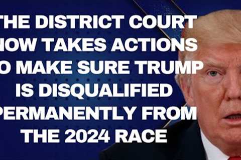 TRUMP IN SERIOUS TEARS😭 AS THE DISTRICT COURT PERMANENTLY DISQUALIFIES HIM FROM THE 2024 RACE😱😱