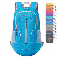 ZOMAKE 25L Ultra Lightweight Packable Backpack - Foldable Hiking Backpacks Water Resistant Small..