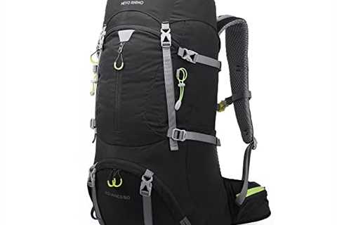 N NEVO RHINO Waterproof Hiking Backpack 50L/60L, Camping Backpack with Rain Cover, High Performance ..