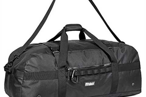 Fitdom 130L 36" Heavy Duty Extra Large Sports Gym Equipment Travel Duffle Bag W/Adjustable..